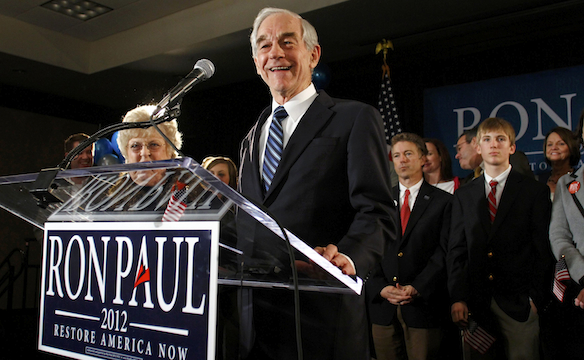 Ron Paul Campaigning 2012